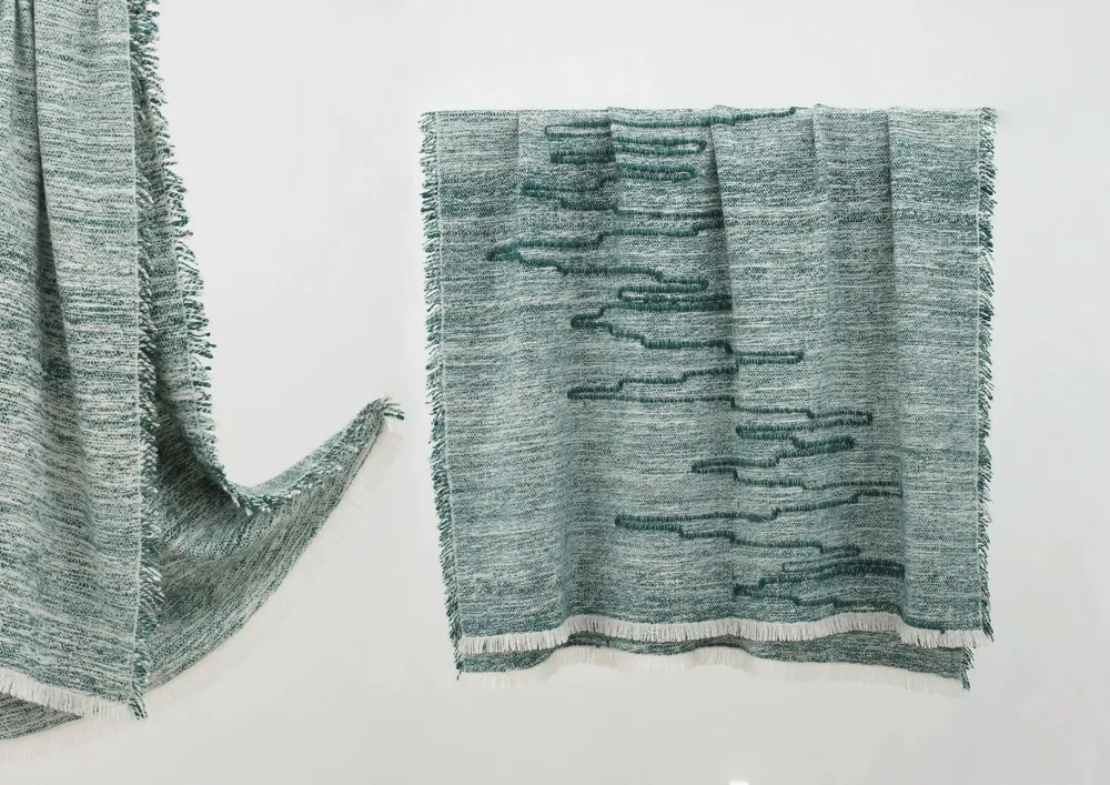 Throw blankets - Tibetan Cashmere Hand-Spun Pulu Art Cape Blanket - SANDRIVER CASHMERE