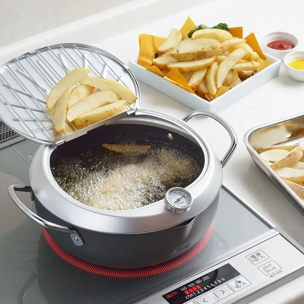 Ustensiles de cuisine - Casserole à tempura GOGI de 20cm / YOSHIKAWA - YOSHIKAWA