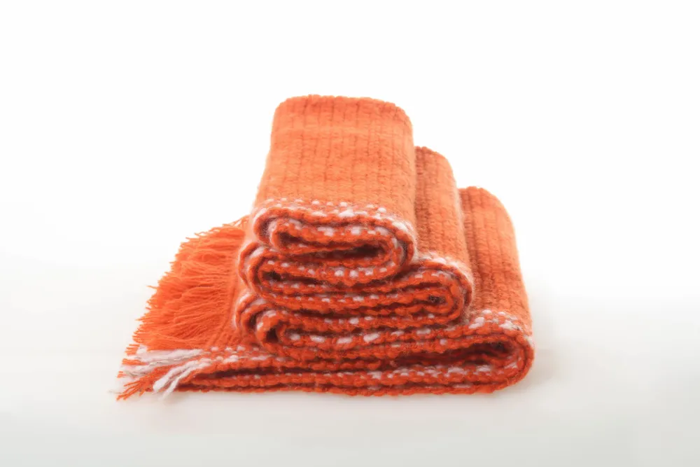 Throw blankets - Tibetan Cashmere Hand-Spun Pulu Art Scarf - SANDRIVER CASHMERE