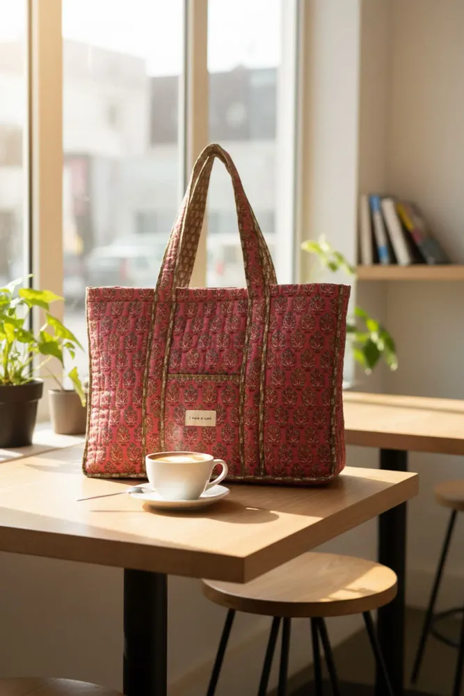 Sacs et cabas - Sac de travail matelassé - I WAS A SARI