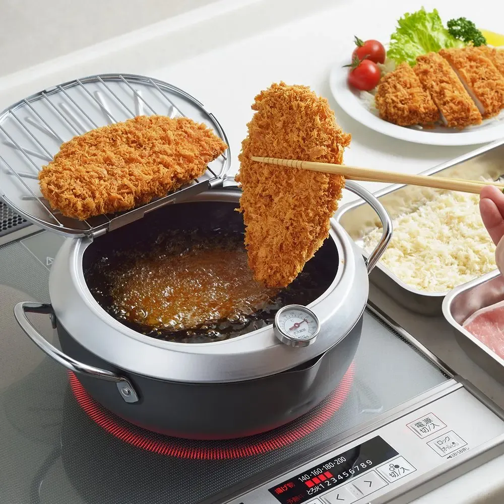 Ustensiles de cuisine - Casserole à tempura GOGI de 24cm / YOSHIKAWA - YOSHIKAWA