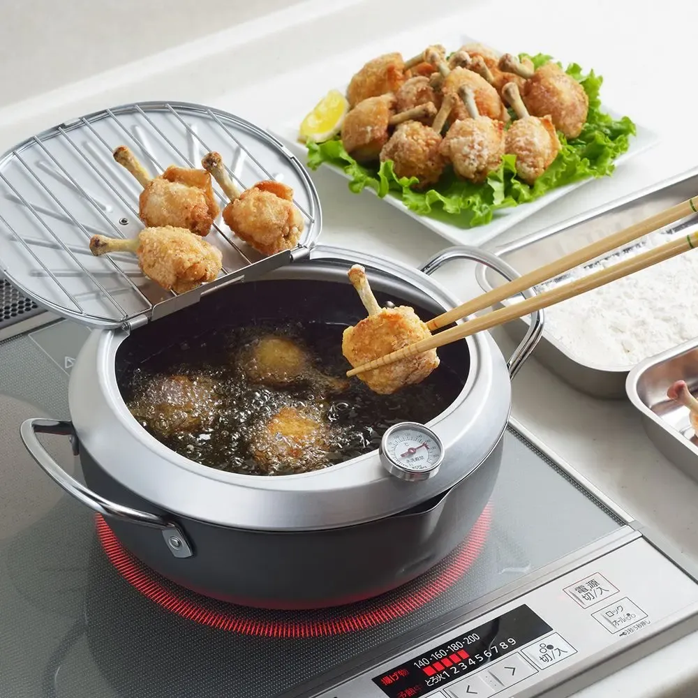 Ustensiles de cuisine - Casserole à tempura GOGI de 24cm / YOSHIKAWA - YOSHIKAWA