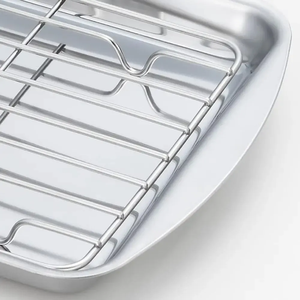 Ustensiles de cuisine - Plateau à grille, ustensile de cuisine en acier inoxydable / YOSHIKAWA - YOSHIKAWA