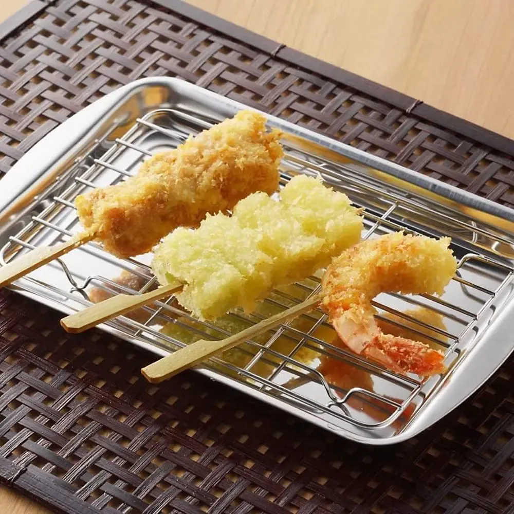 Ustensiles de cuisine - Plateau à grille, ustensile de cuisine en acier inoxydable / YOSHIKAWA - YOSHIKAWA
