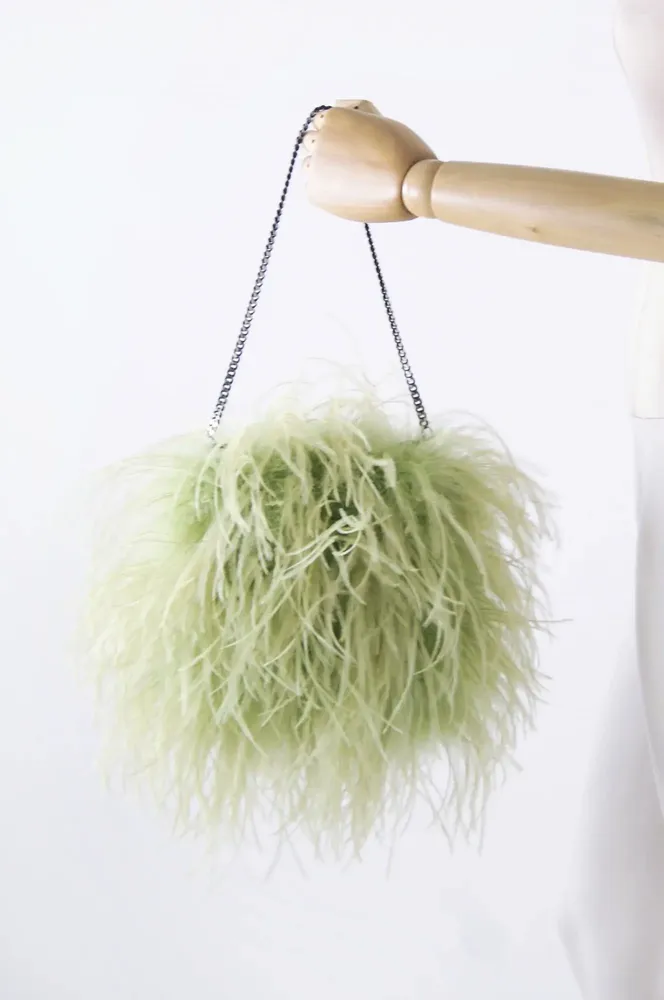 Sacs et cabas - Sac en plume d'autruche véritable - MARCY PLUMASSIER - FEATHERS