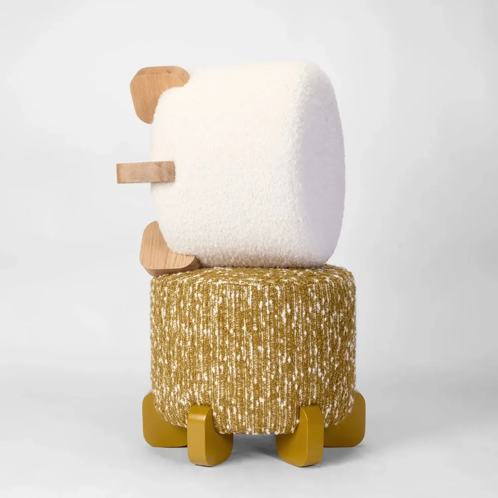 Stools - Ipanema Stool in Lacquered Feet COM - DUISTT