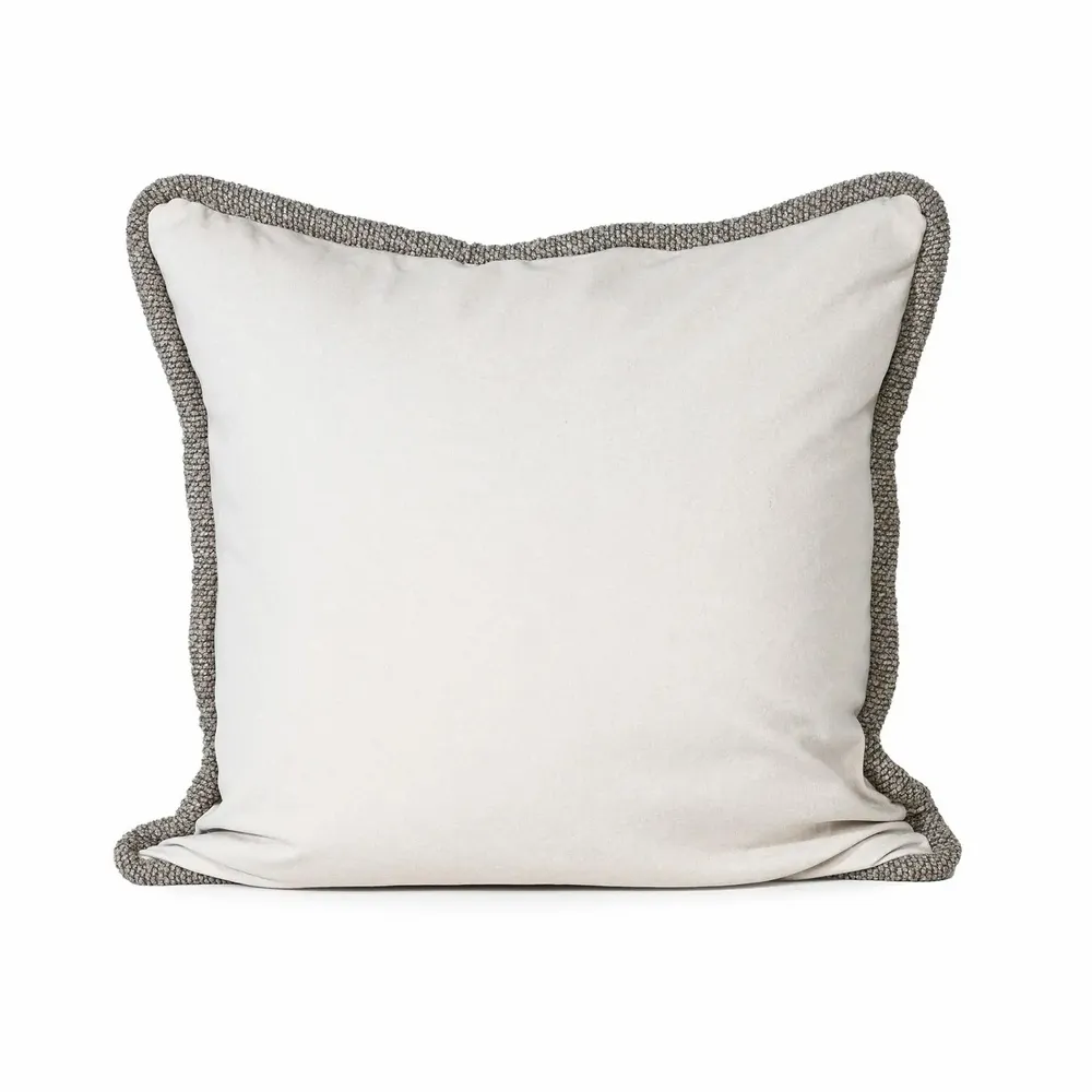 Fabric cushions - Cappuccino Felt Cushion - Part of the Dune Cushion Collection - DARCY & DUKE
