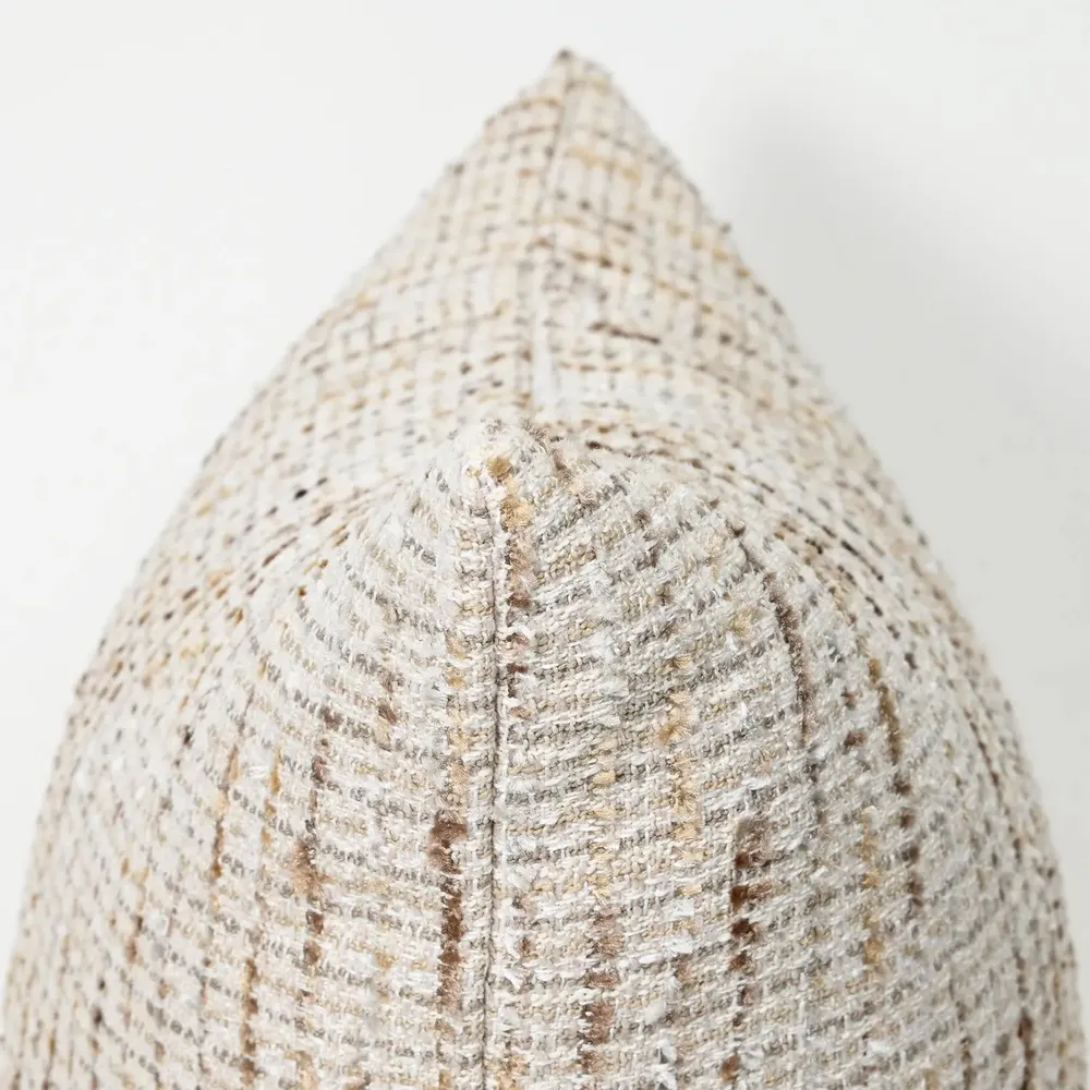 Fabric cushions - Cappuccino Felt Cushion - Part of the Dune Cushion Collection - DARCY & DUKE