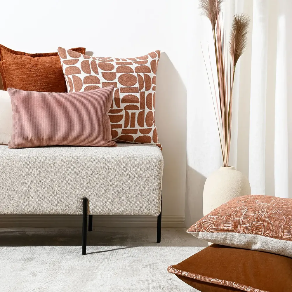 Coussins textile - Coussin en tissu Coral Pop - Collection Rusted Earth - DARCY & DUKE