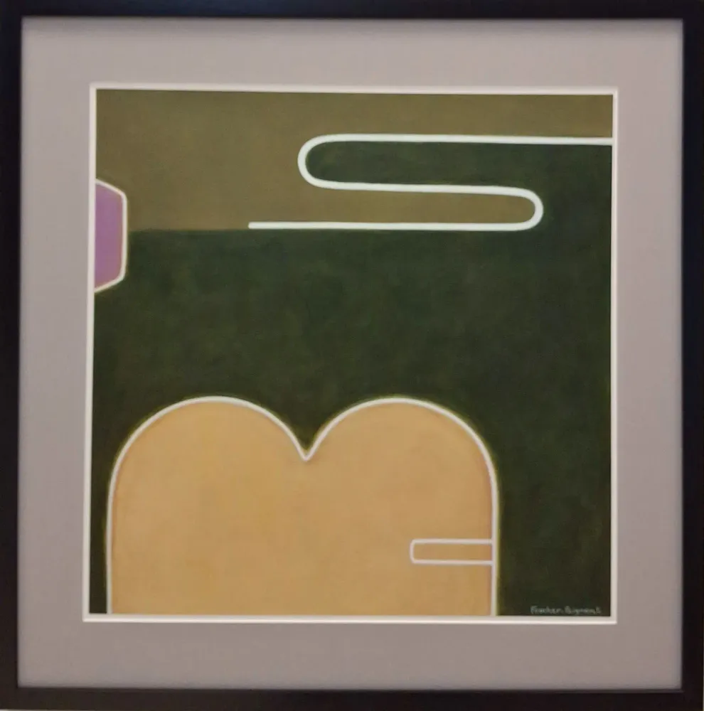 Paintings - acrylic on paper framed 65cm x 65cm - FOUCHER-POIGNANT