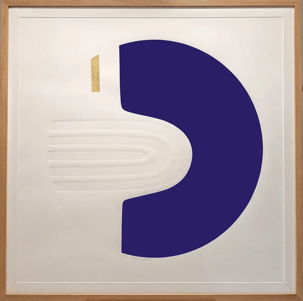 Paintings - engraving, embossing, gold leaf 120 cm x 120 cm - FOUCHER-POIGNANT