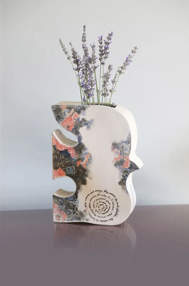 Objets design - Le vase Bleu - TERRES DE SONGES