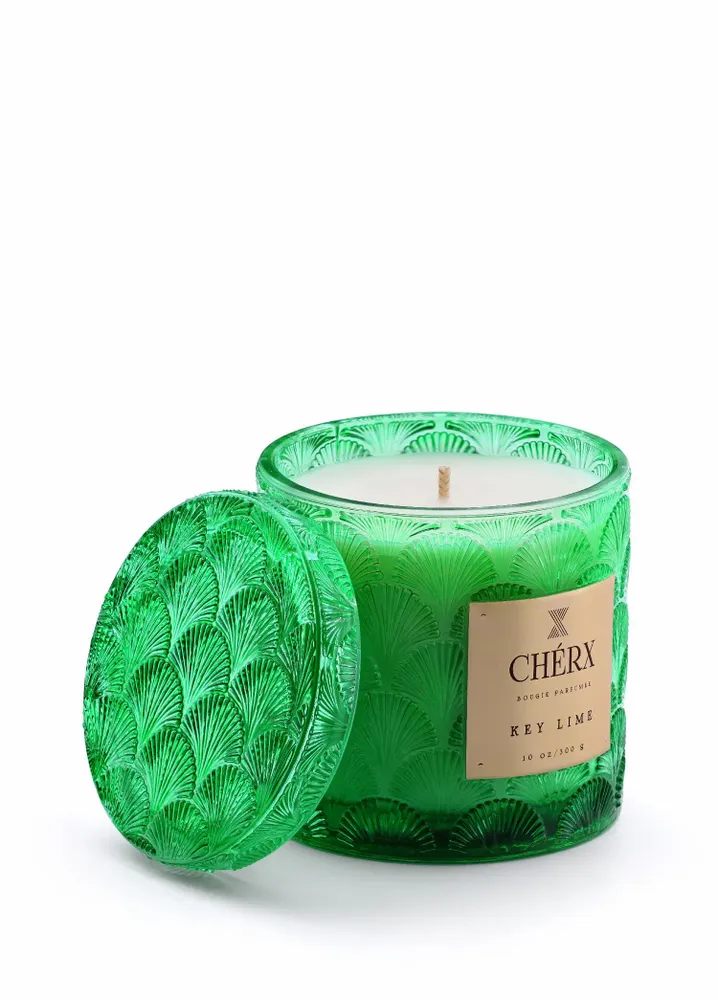 Bougies - Key Lime Glass Jar Candle - CHÉRX