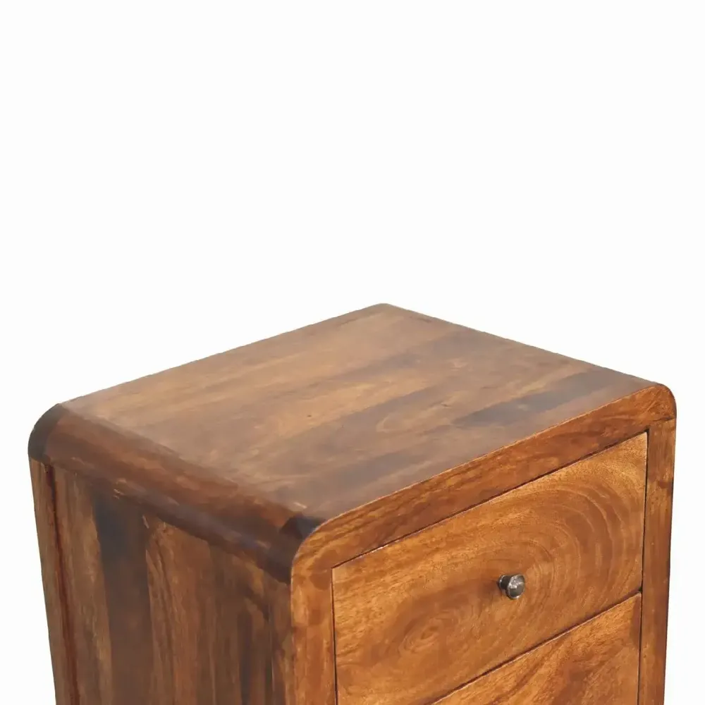 Chiffonniers - Artisan Furniture Commode Haute Aspen en Bois Massif, 5 Tiroirs avec Pieds, Marron - ARTISAN FURNITURE