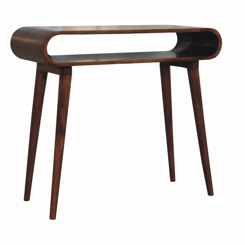 Consoles - Artisan Furniture Console Amaya Style Nordique, Fente Ouverte, Marron Foncé - ARTISAN FURNITURE