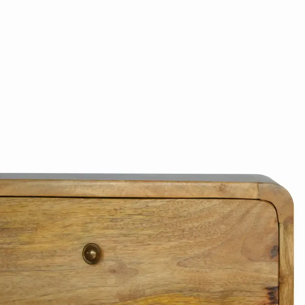 Tables de nuit - Artisan Furniture en bois massif Chêne clair 2 Tiroir Suspendu Table de chevet, 2 Tiroirs, Marron - ARTISAN FURNITURE