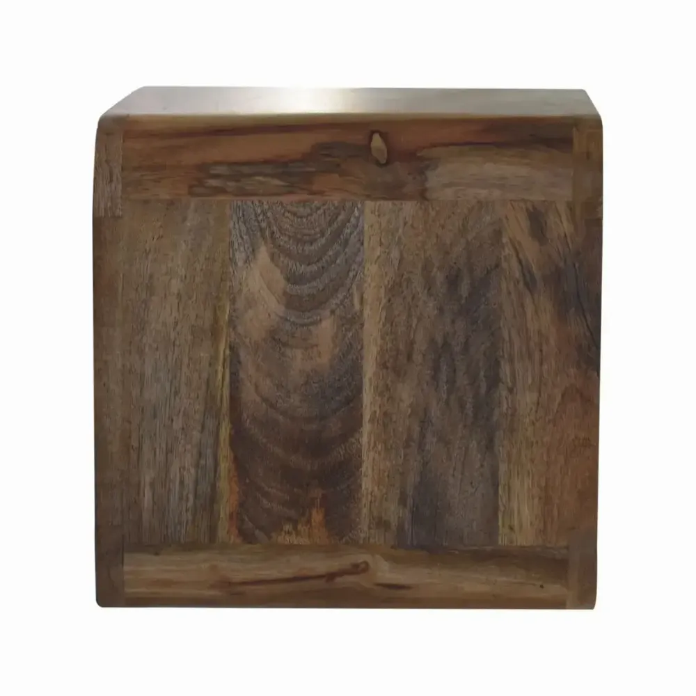 Tables de nuit - Artisan Furniture en bois massif Chêne clair Suspendu Table de chevet, Niche ouverte, Marron Clair - ARTISAN FURNITURE