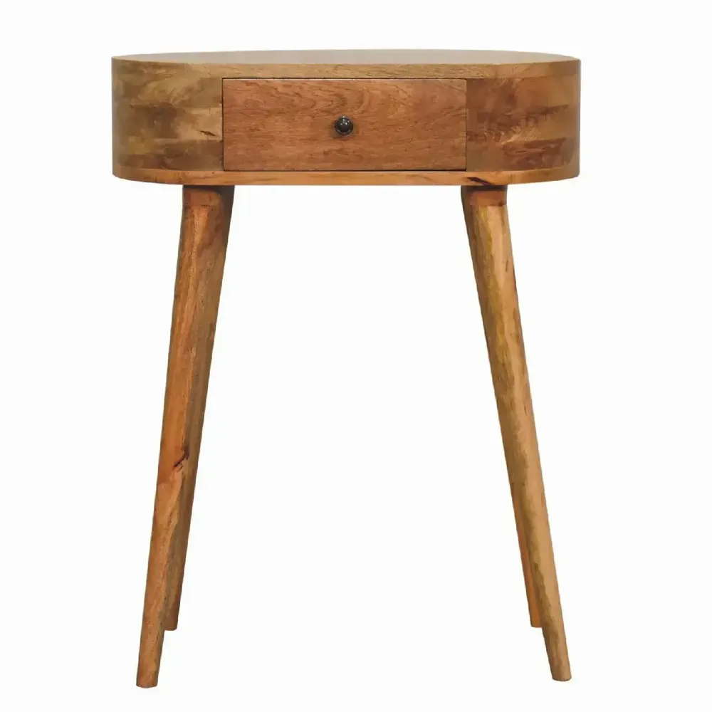 Consoles - Artisan Furniture en bois massif Mini Albion Chêne clair Console, 1 Tiroir, Beige - ARTISAN FURNITURE