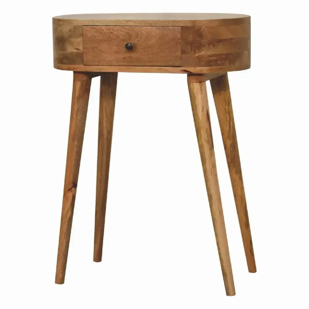 Consoles - Artisan Furniture en bois massif Mini Albion Chêne clair Console, 1 Tiroir, Beige - ARTISAN FURNITURE