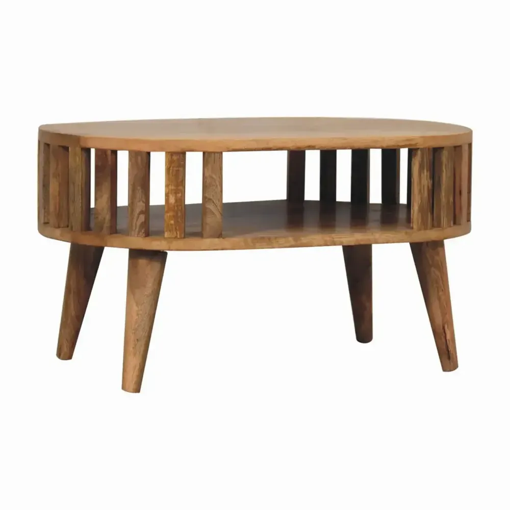 Tables basses - Artisan Furniture en bois massif Mini Ariella Table basse, Open Niche, Beige - ARTISAN FURNITURE
