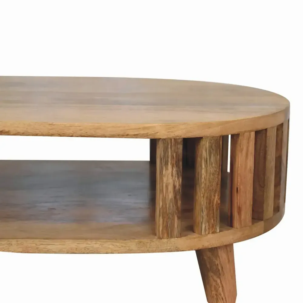 Tables basses - Artisan Furniture en bois massif Mini Ariella Table basse, Open Niche, Beige - ARTISAN FURNITURE