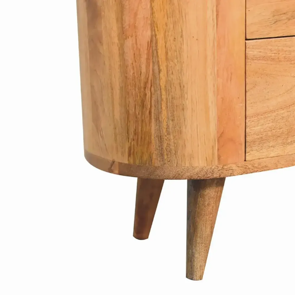 Buffets - Artisan Furniture en bois massif Mini Chêne clair Armoire, 3 Tiroirs, Beige - ARTISAN FURNITURE