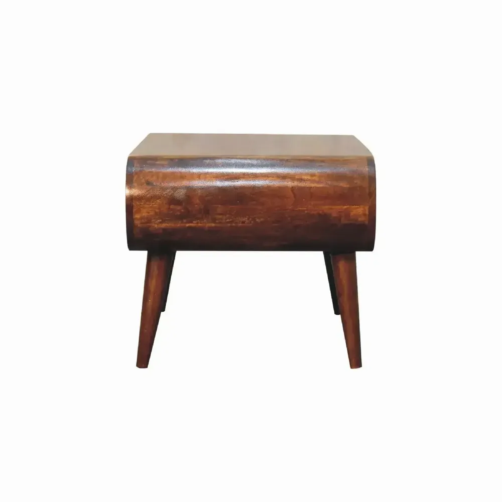 Tables basses - Artisan Furniture en bois massif Ouvert Commodenut Table basse, Niche ouverte, Marron Foncé - ARTISAN FURNITURE