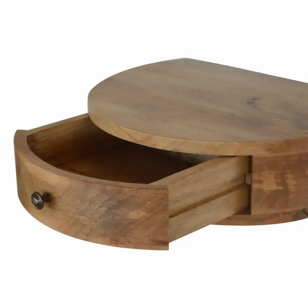 Tables de nuit - Artisan Furniture en bois massif Style nordique Multi Table de chevet, 4 Tiroirs, Marron Clair - ARTISAN FURNITURE