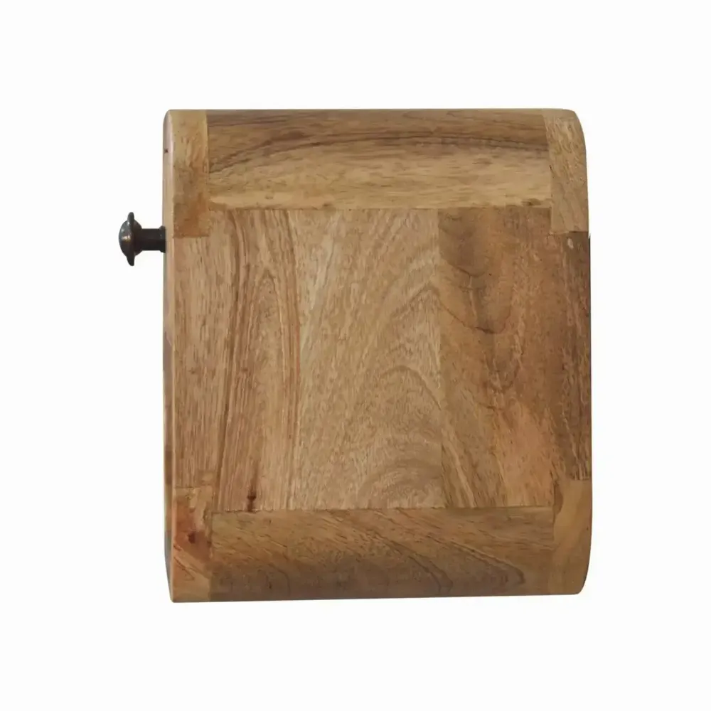 Tables de nuit - Artisan Furniture Table de Nuit Extra Mini Courbe Oak-ish avec Fente Ouverte, 1 Tiroir, 1 Étagère, Marron - ARTISAN FURNITURE