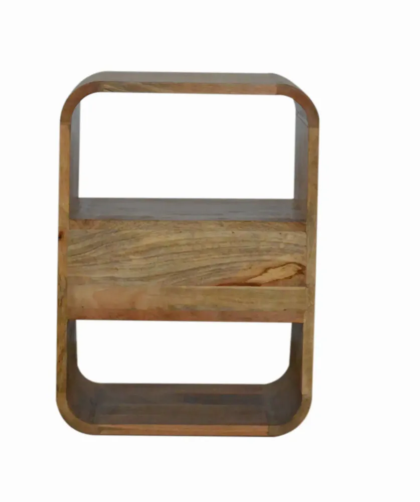 Tables de nuit - Artisan Furniture Table de Nuit London, 1 Tiroir et 2 Fentes Ouvertes, Beige - ARTISAN FURNITURE