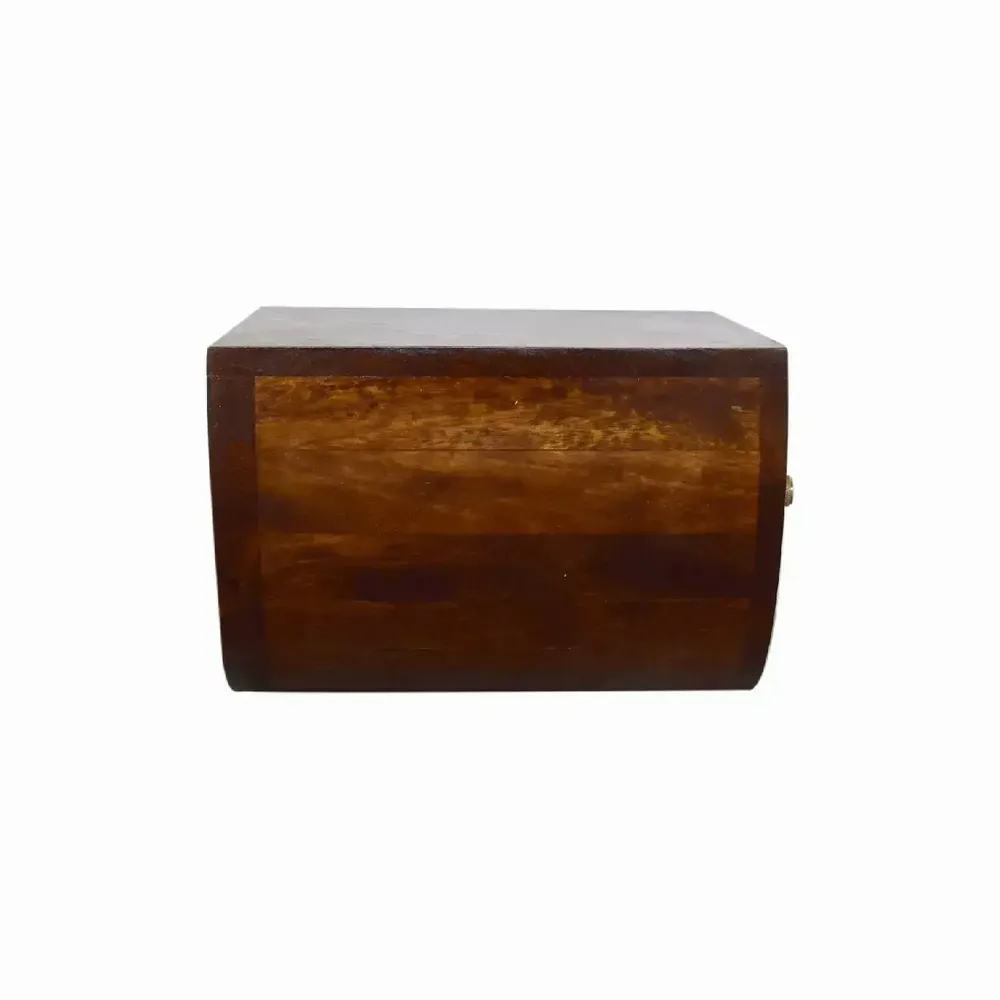 Night tables - Artisan Furniture Solid Wood Chestnut Crescent Floating Nightstand, 1 Drawer, Chestnut, Brown - ARTISAN FURNITURE