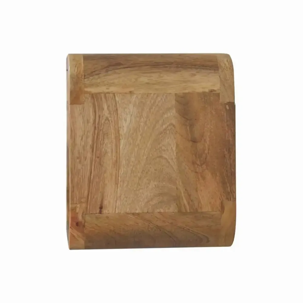 Tables de nuit - Artisan Furniture Table de Nuit Murale Extra Mini Courbe Oak-ish avec Fente Ouverte, 1 Tiroir, Marron - ARTISAN FURNITURE