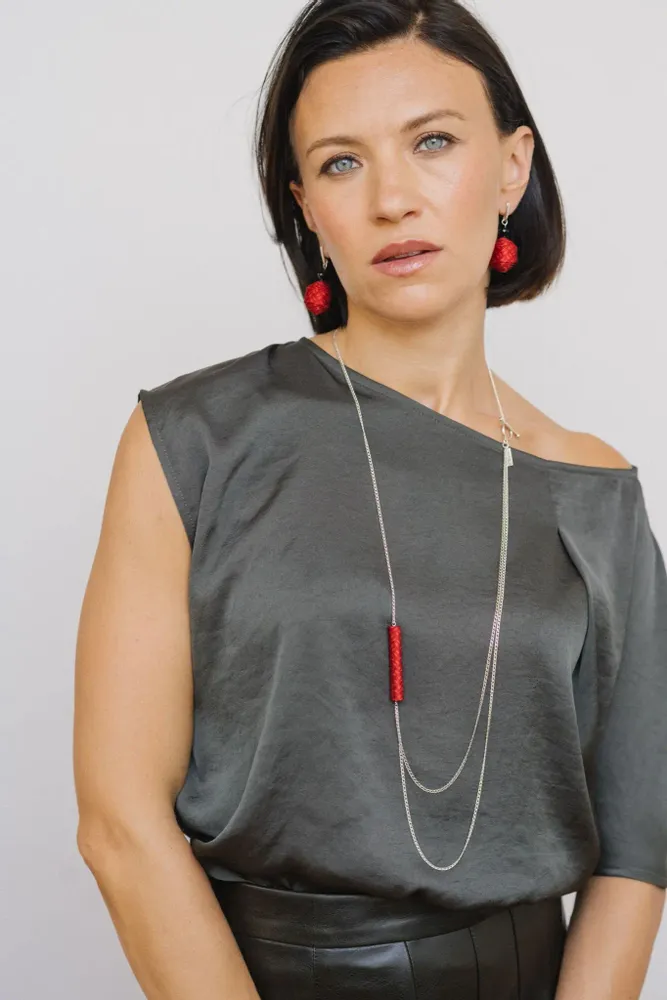 Customizable objects - Moon necklace - GÉRALDINE VENET BIJOUX EN SOIE