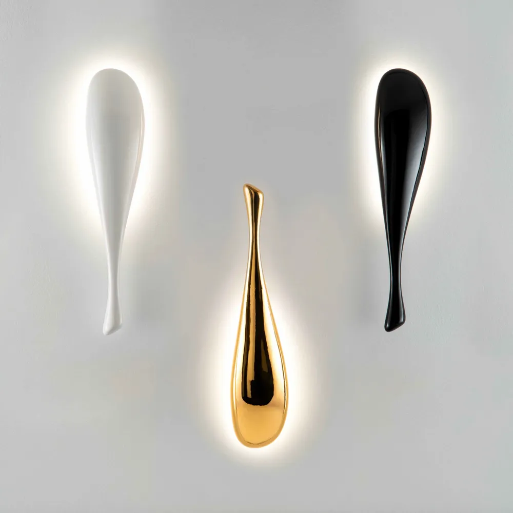 Wall lamps - Flying Fish Wall Lamp - Black - SOFTICATED