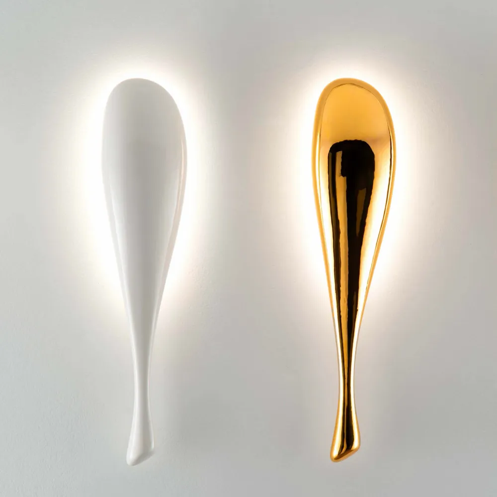 Wall lamps - Wall lamp Flying Fish White - SOFTICATED