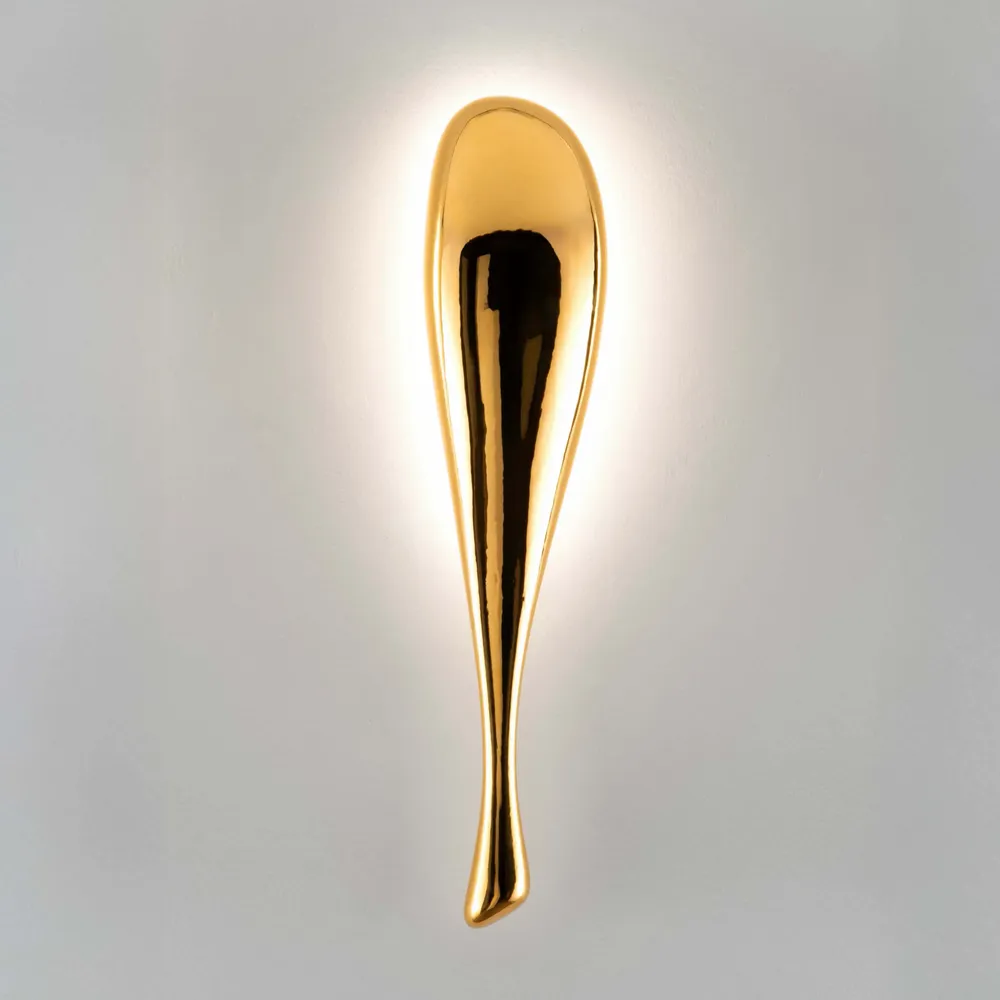 Wall lamps - Wall lamp Flying Fish Gold - SOFTICATED