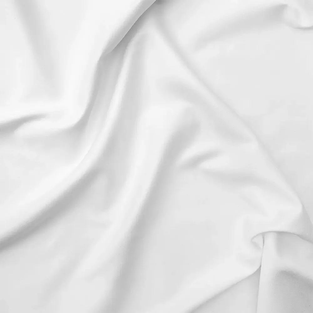 Bed linens - Sateen Fitted Sheet, 180x200x25, White - DILIOS