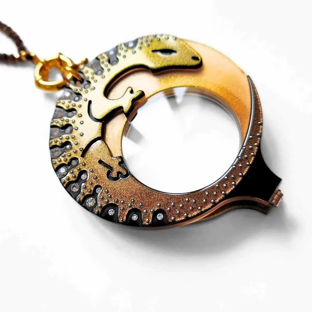 Jewelry - PENDANT-GLASSES OCELLATED LIZARD - FLIPPAN' LOOK