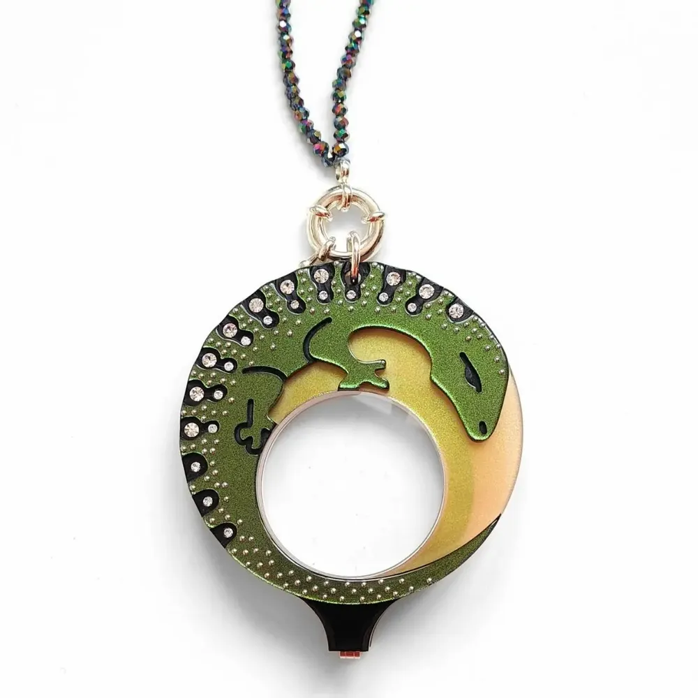 Jewelry - PENDANT-GLASSES OCELLATED LIZARD - FLIPPAN' LOOK