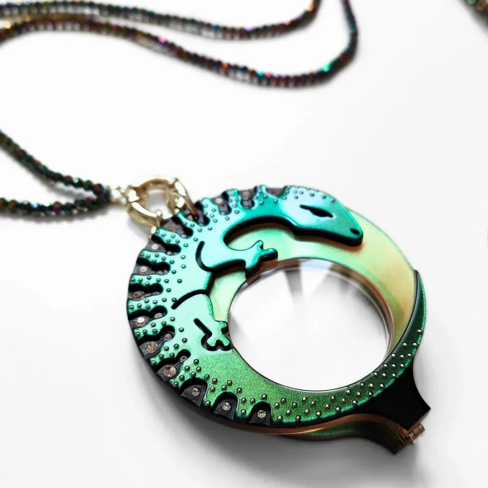 Jewelry - PENDANT-GLASSES OCELLATED LIZARD - FLIPPAN' LOOK