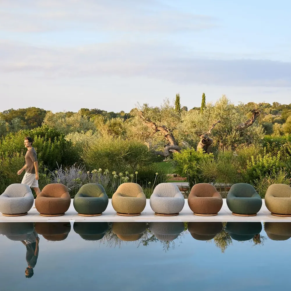 Lounge chairs - Gem lounge chair - CANE-LINE