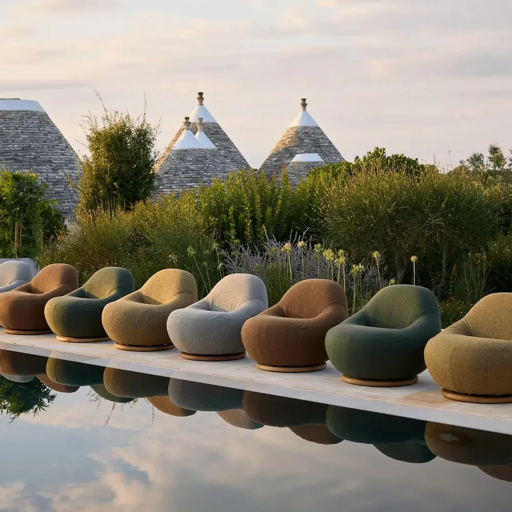 Lounge chairs - Gem lounge chair - CANE-LINE