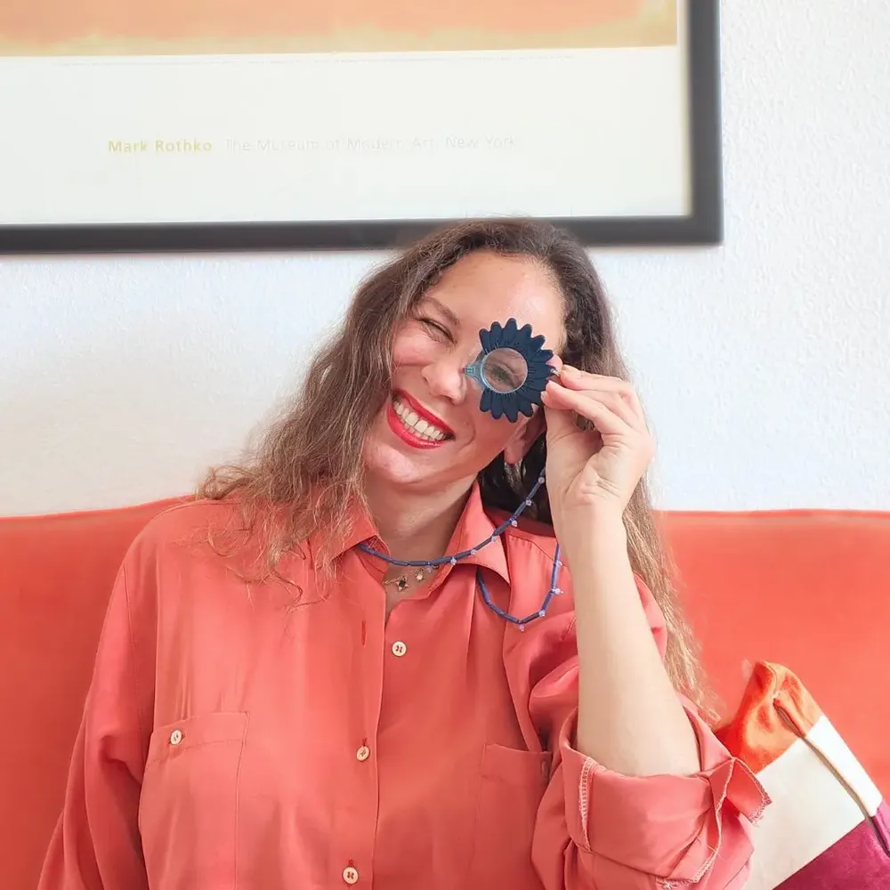 Jewelry - PENDANT GLASSES FLOWERS - FLIPPAN' LOOK