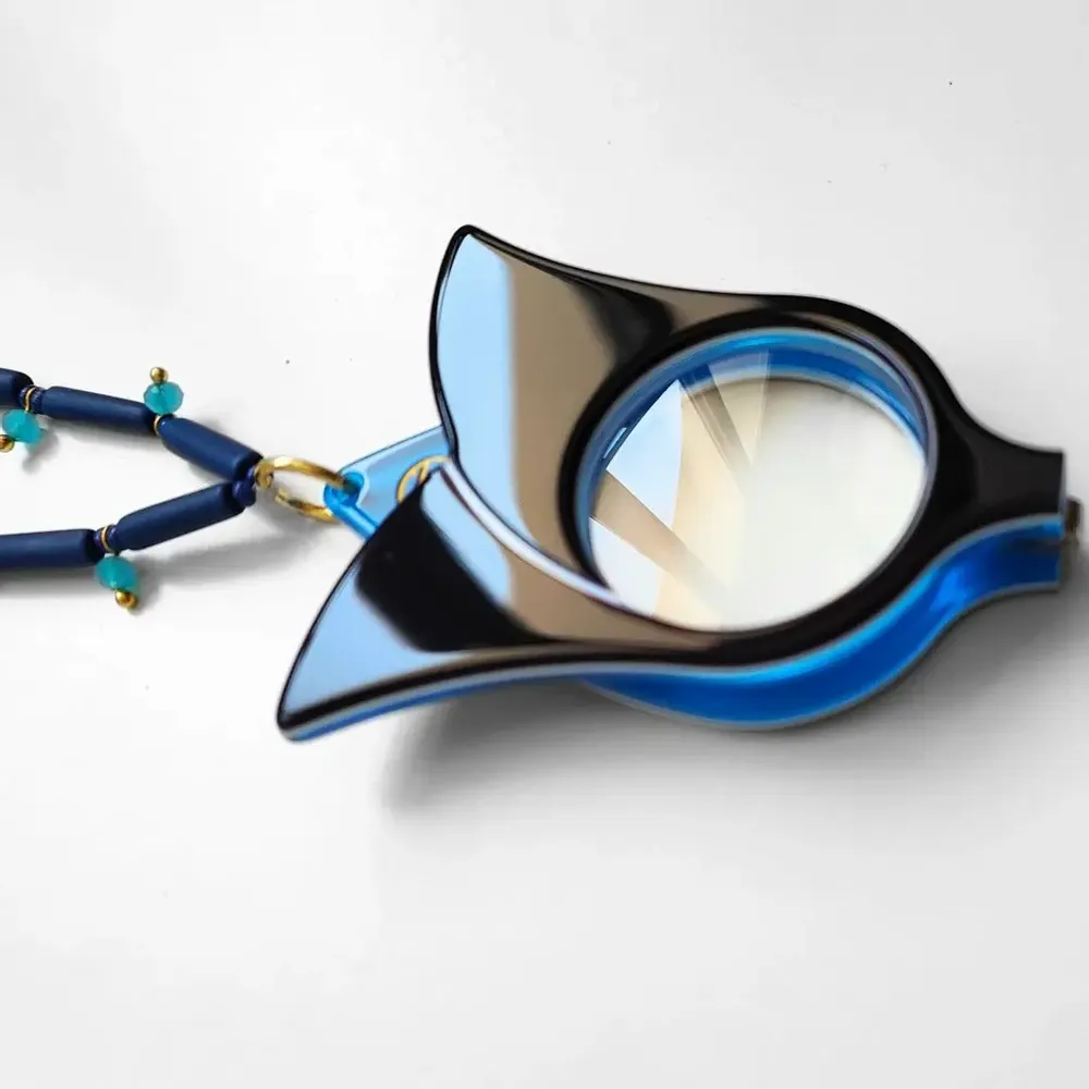 Jewelry - PENDANT GLASSES FLOWERS - FLIPPAN' LOOK