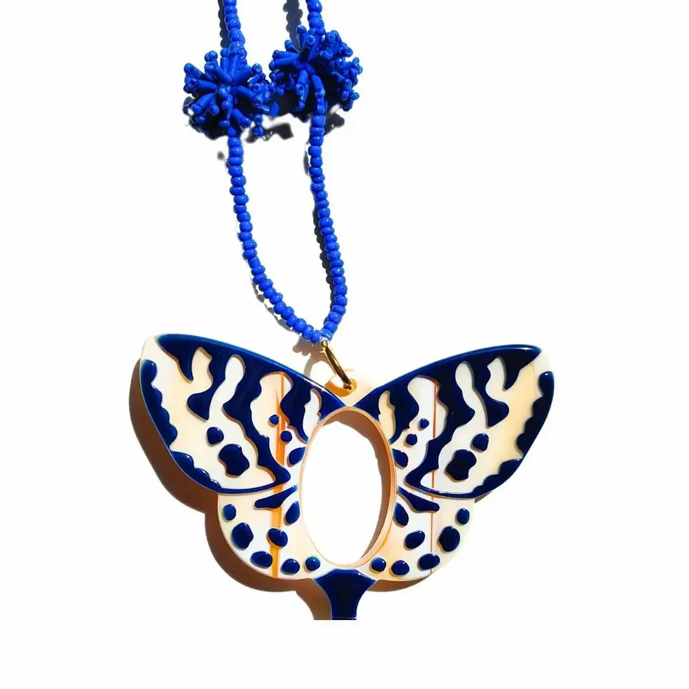 Glasses - Glasses-Necklace Van der Ast Butterfly - FLIPPAN' LOOK