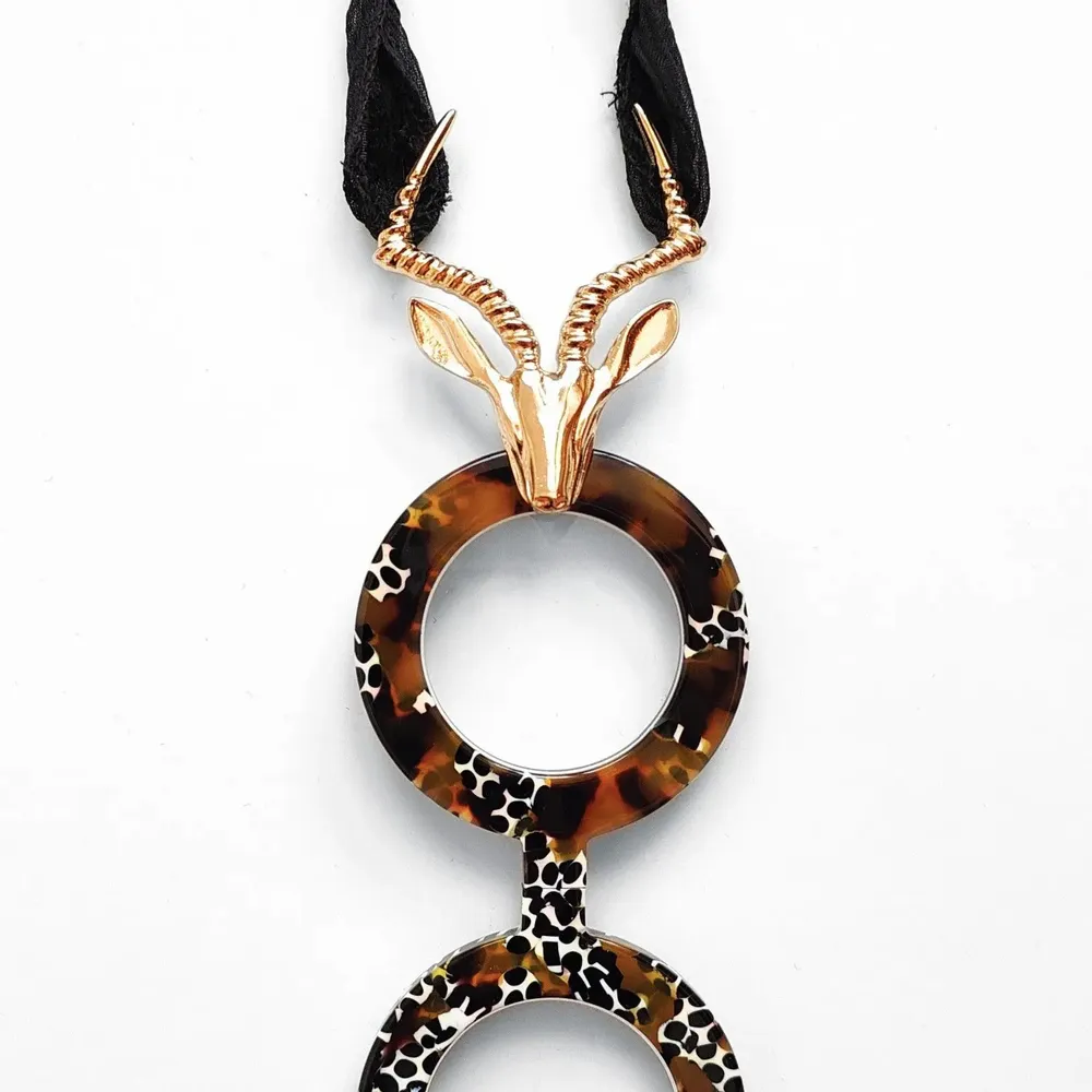 Jewelry - Antilopes Necklace Glasses - FLIPPAN' LOOK