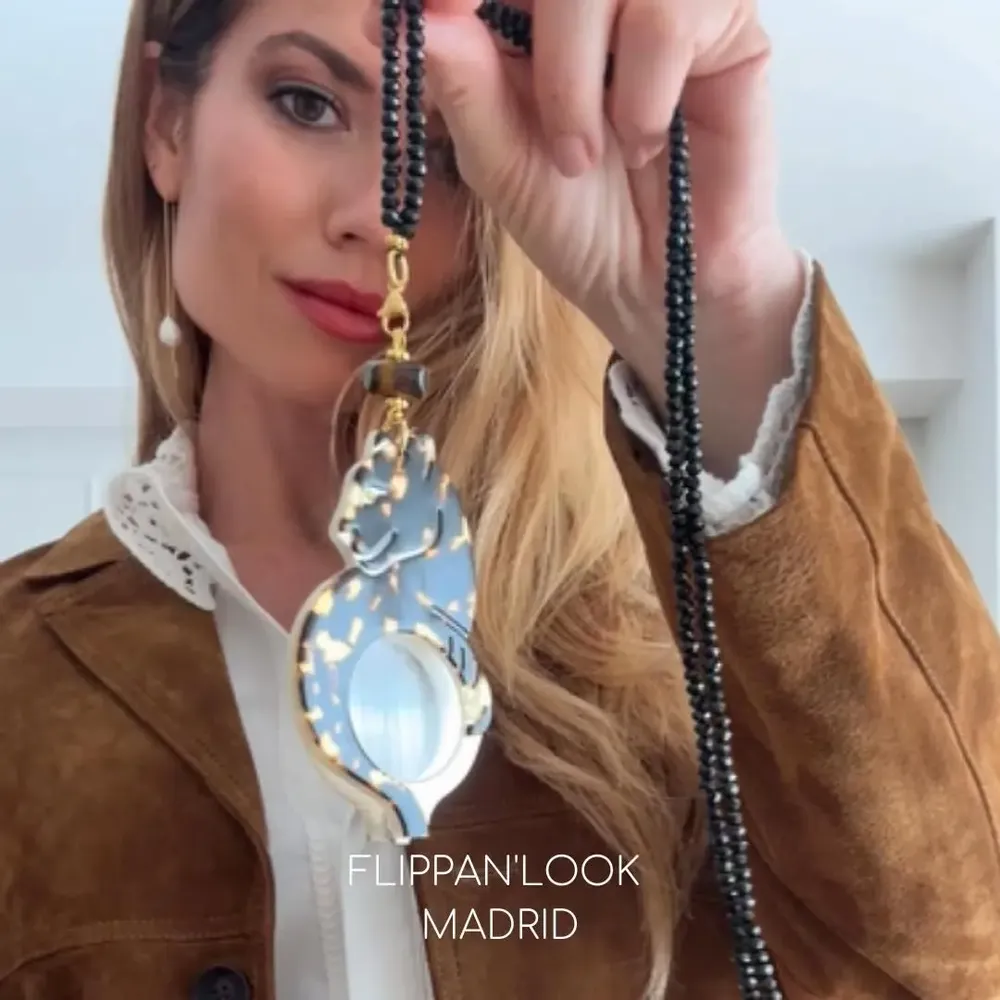 Jewelry - PENDANT-GLASSES LEOPARD - FLIPPAN' LOOK