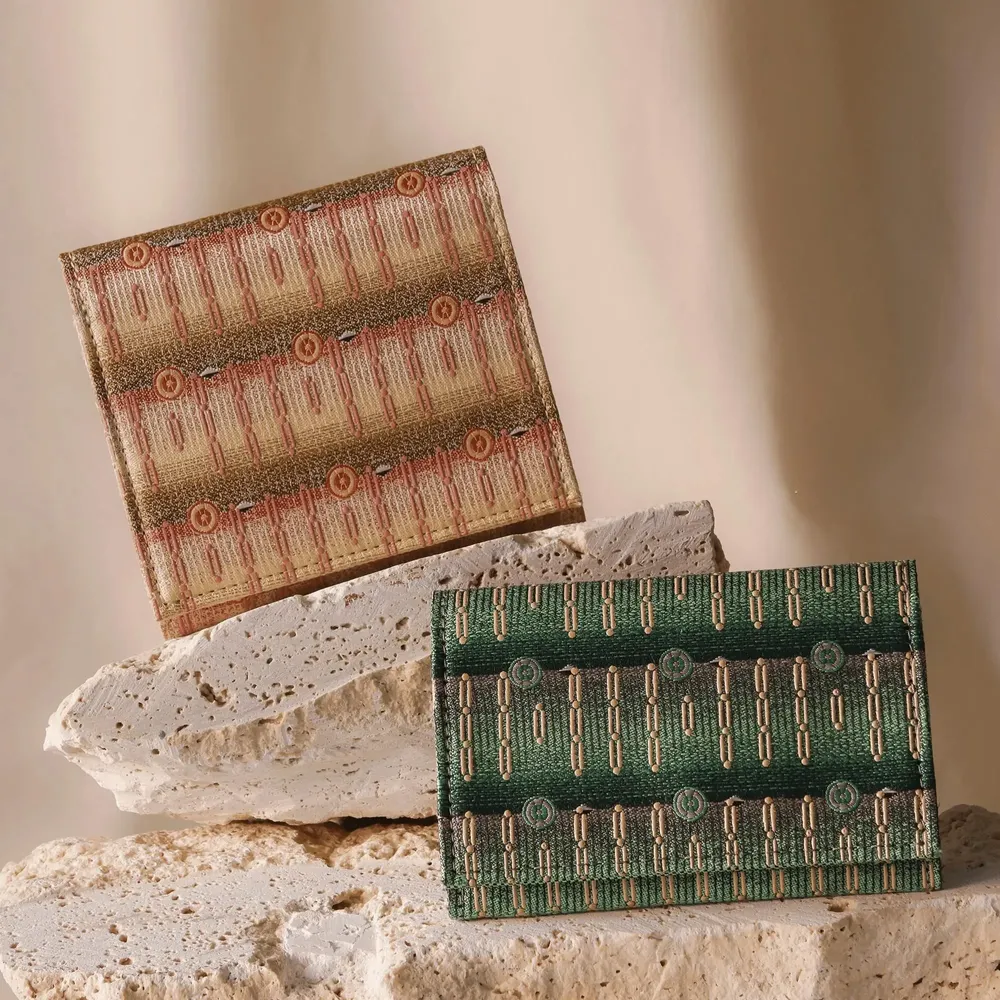 Leather goods - Small Goods / lacquer applied to deerskin or Nishijin-ori fabric - YASIMA