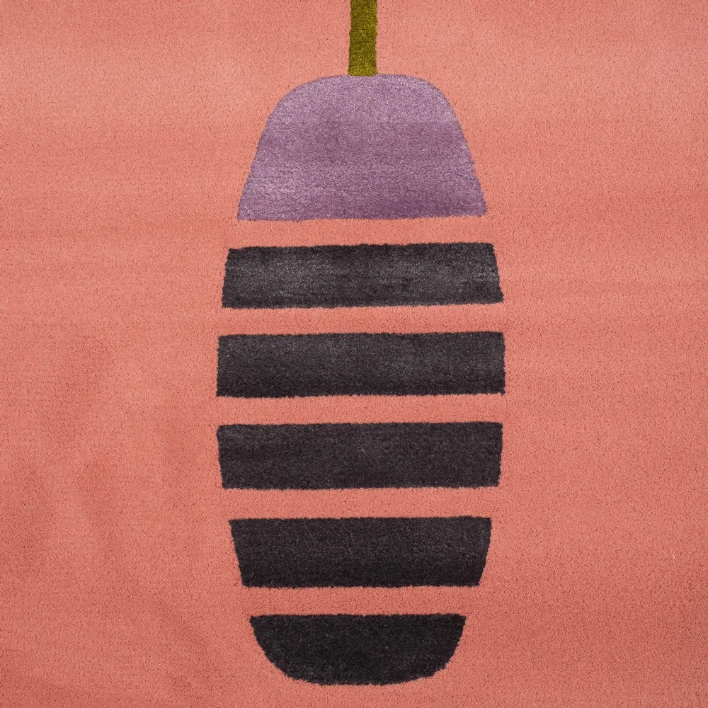 Tapis design - Tapis Flowery - Tinged leaves - SOFTICATED