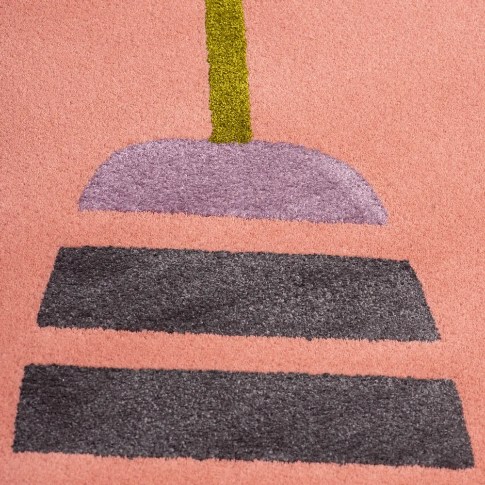 Tapis design - Tapis Flowery - Tinged leaves - SOFTICATED